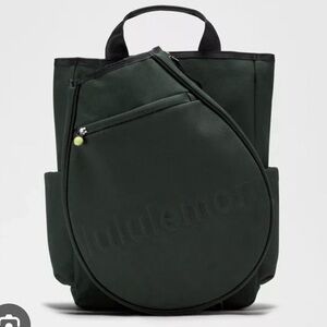 NWT Lululemon Dark Green Tennis/Pickleball Bag